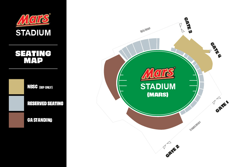 Western Bulldogs Stadium Maps